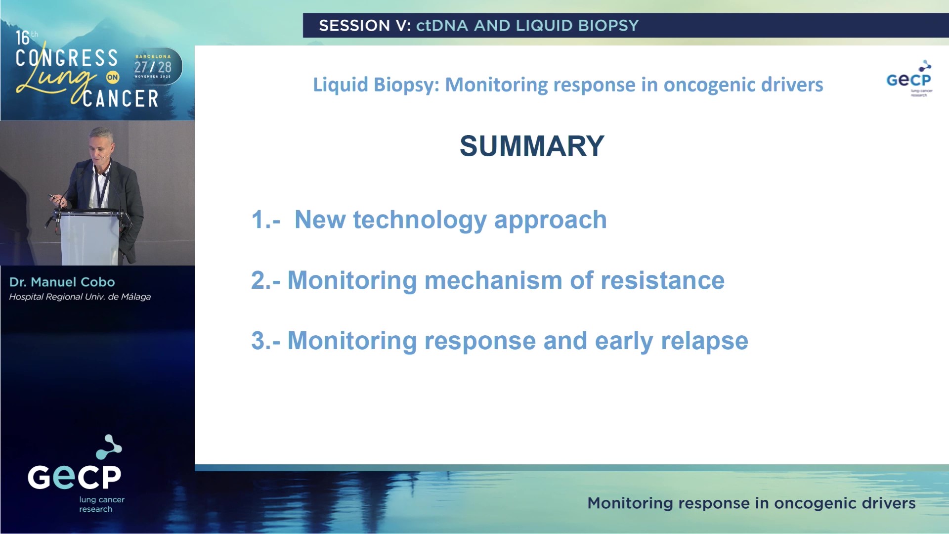 Monitoring response in oncogenic drivers